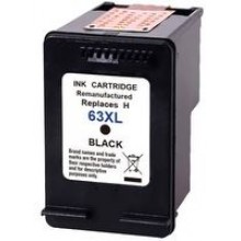 Remanufactured HP No.63 Black XL Ink Cartridge (F6U64AA) - 480 pages