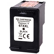 Remanufactured HP No.67XXL Black Ink Cartridge
