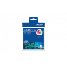 Genuine Brother LC536XXL 3 Colour pack (CMY)
