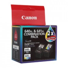 Canon Genuine PG640XL Black & CL641XL Ink Cartridge Twin Pack
