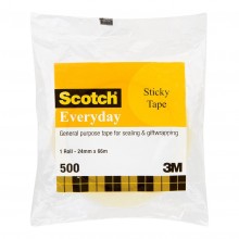 3M Scotch Tape Everyday 500 24mmx66M