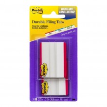 3M Post-It Durable Filing Tab 686F-50RD Red Twin Pack
