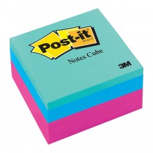 3M Post-It Notes Memo Cubes 2027-RCR Assorted 76X76mm