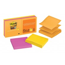 3M Post-It Super Sticky Pop Up Notes R330-6SSUC Pack of 6