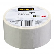 3M Scotch Duct Tape 920-WHT-C 48mm x 18.2m Pearl White
