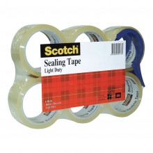 Scotch Sealing Tape FPS-6 48mm x 50m Clear Pk/6 with Dispenser