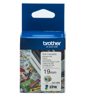 Brother CZ-1003 19mm Printable Roll Cassette