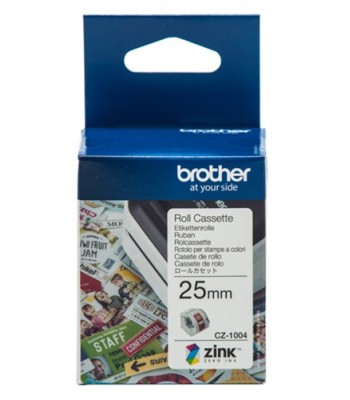 Brother CZ-1004 25mm Printable Roll Cassette