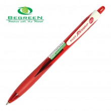 Pilot BeGreen Rexgrip Ballpoint Medium Red (BRG-10M-RR-BG) - Box 10