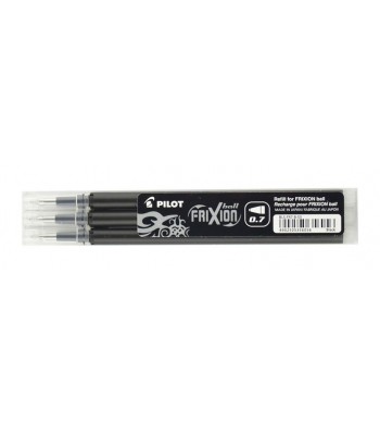 Pilot Frixion Refill Black 3 Pack (BLS-FR7-B-S3)