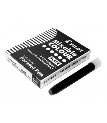 Pilot Parallel Pen Black Cartridge 6Pk (IC-P3-S6-B) - Out of stock