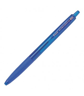 Pilot Super Grip G Retractable Ballpoint Extra Broad Blue (BP-GG-8R-XB-L) - Box 12