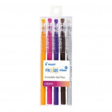 Pilot Frixion Ball Kleer Erasable 0.7 Colours 5 pack