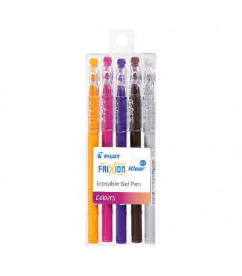 Pilot Frixion Ball Kleer Erasable 0.7 Colours 5 pack