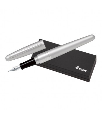 Pilot MR1 Silver Fountain Pen Medium (FP-MR1-M-SID)
