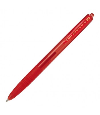Pilot Super Grip G Retractable Ballpoint Medium Red (BPGG-8R-M-RR) - Box 12