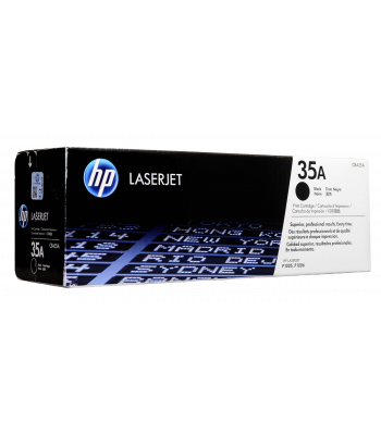 HP Genuine No.35A Black Toner Cartridge (CB435A) - 1,500 pages