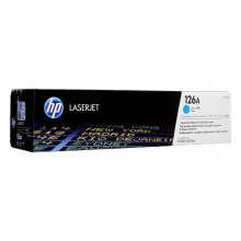 HP Genuine No.126A Cyan Toner Cartridge (CE311A) - 1,000 pages