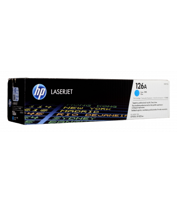 HP Genuine No.126A Cyan Toner Cartridge (CE311A) - 1,000 pages