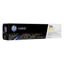 HP Genuine No.126A Yellow Toner Cartridge (CE312A) - 1,000 pages