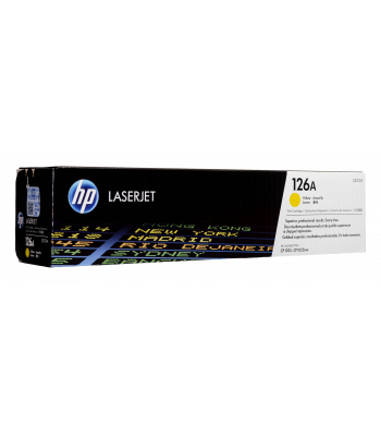 HP Genuine No.126A Yellow Toner Cartridge (CE312A) - 1,000 pages