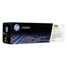 HP Genuine No.128A Yellow Toner Cartridge (CE322A) - 1,300 pages