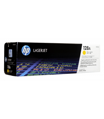 HP Genuine No.128A Yellow Toner Cartridge (CE322A) - 1,300 pages 