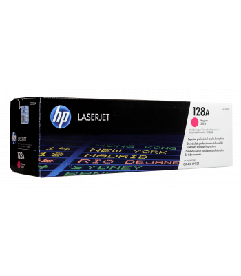 HP Genuine No.128A Magenta Toner Cartridge (CE323A) - 1,300 pages