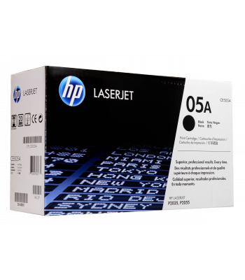 HP Genuine No.05A Black Toner Cartridge (CE505A) - 2,300 pages