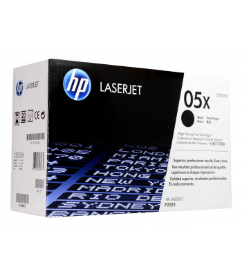 HP Genuine No.05X Black Toner Cartridge (CE505X) - 6,500 pages 