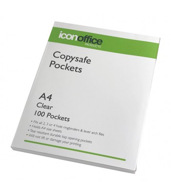 Icon Copysafe Pockets A4 (Box of 100)