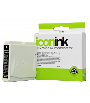 Icon Compatible Brother LC37/LC57 Black Ink Cartridge - 500 pages