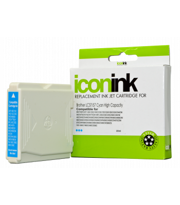 Icon Compatible Brother LC37/LC57 Cyan Ink Cartridge - 400 pages