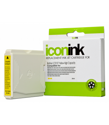 Icon Compatible Brother LC37/LC57 Yellow Ink Cartridge - 400 pages