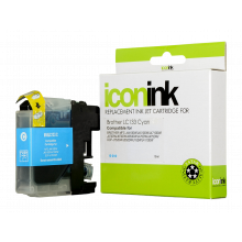 Icon Compatible Brother LC133 Cyan Ink Cartridge - 600 pages