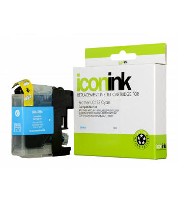 Icon Compatible Brother LC133 Cyan Ink Cartridge - 600 pages