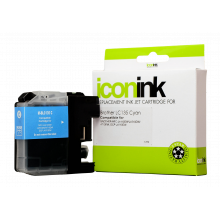Icon Compatible Brother LC135 Cyan Ink Cartridge - 1,200 pages