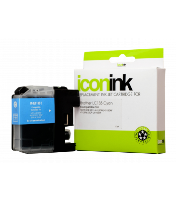 Icon Compatible Brother LC135 Cyan Ink Cartridge - 1,200 pages