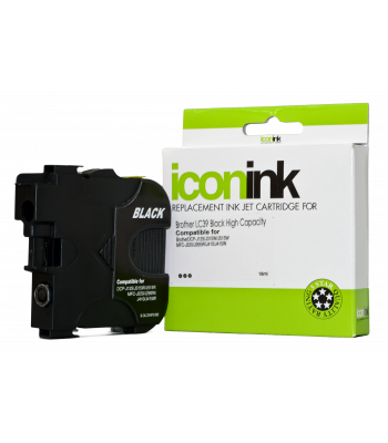 Icon Compatible Brother LC39 Black Ink Cartridge - 670 pages