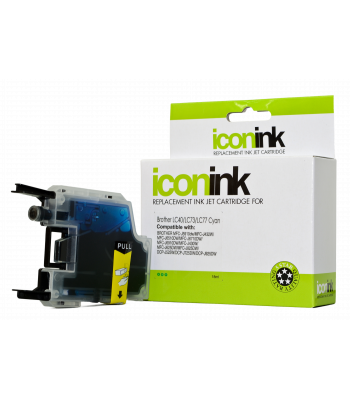 Icon Compatible Brother LC77/LC73/LC40 Cyan Ink Cartridge