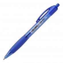 Icon Ballpoint Retractable Pen with Grip Medium Blue - Box 10