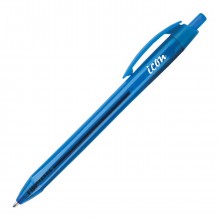 Icon Ballpoint Retractable Pen Triangular Medium Blue - Pack 10
