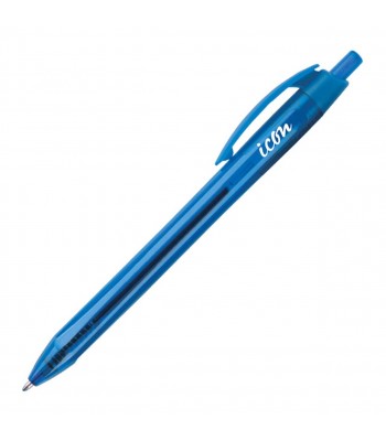 Icon Ballpoint Retractable Pen Triangular Medium Blue - Pack 10 - Out of stock