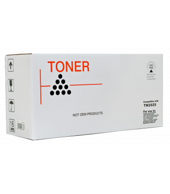Icon Compatible Brother TN2025 Black Toner Cartridge - 2,500 pages