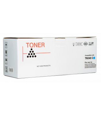 Icon Compatible Brother TN348 Cyan Toner Cartridge - 6,000 pages