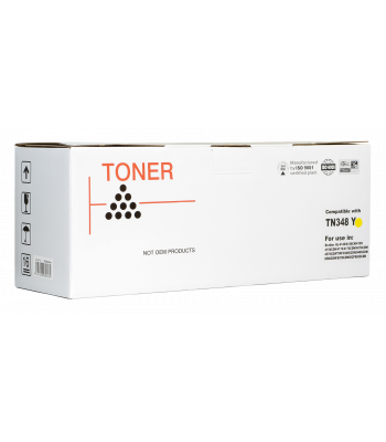 Icon Compatible Brother TN348 Yellow Toner Cartridge - 6,000 pages