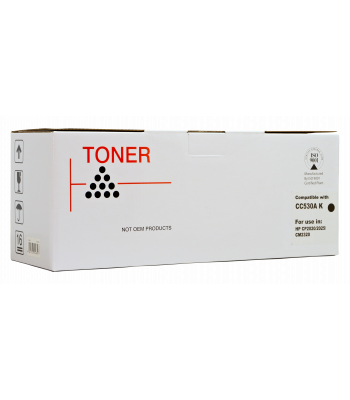 Icon Compatible HP CC530A/Canon CART318/CART418 Black Toner Cartridge