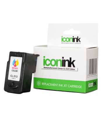 Icon Compatible Canon CL513 Colour Remanfactured Ink Cartridge - 349 pages