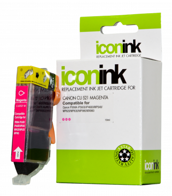 Icon Compatible Canon CLi-521 Magenta Ink Cartridge - 360 pages - Out of stock