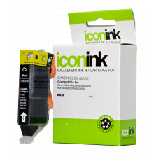 Icon Compatible Canon CLi-526 Black Ink Cartridge - 340 pages